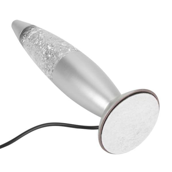 Lava Lampe LED Glitter Fest Lys Natlampe Multi Farve Skiftende