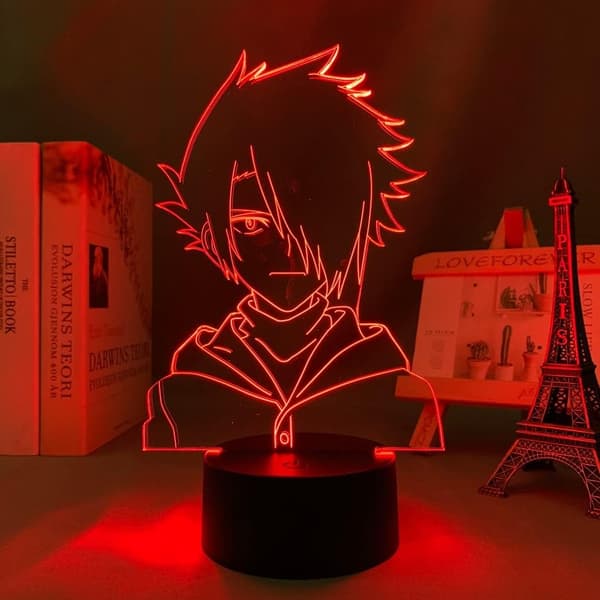 3D LED Natlampe The Promised Neverland Ray Figur til Værelse