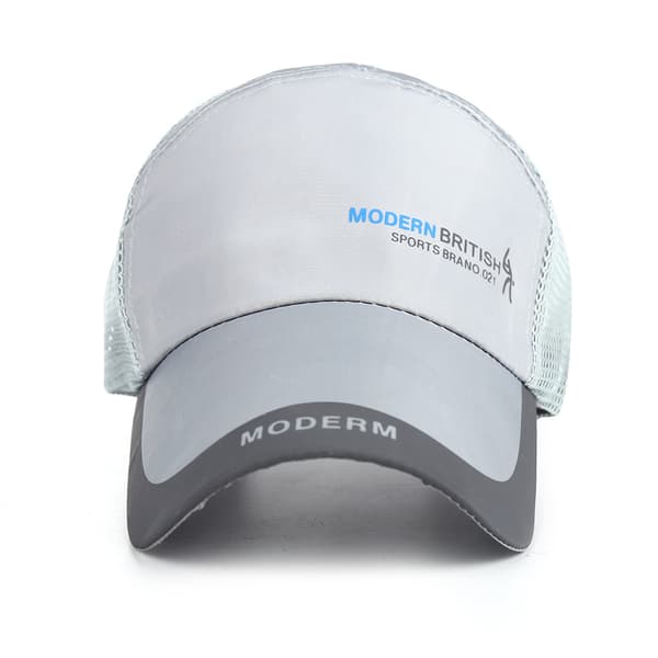 Unisex Baseball Mesh Cap Ensfarvet Baseball Mesh Cap med A