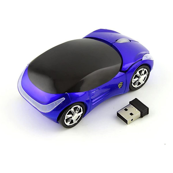 2.4ghz trådlös mus cool 3d sportbil form ergonomisk opti