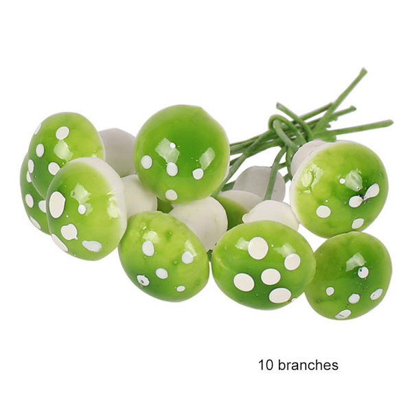 Kunstig blandet blomstersett grønt skum DIY håndlaget hjemmedekorasjon (#1-#13) #1-#13