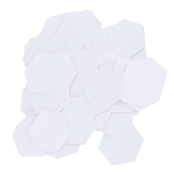 100 st PatchWork-mall Hex-pappersmodellbräda Quilting Syhantverk DIY Sömnadsverktyg (22 mm Hex)