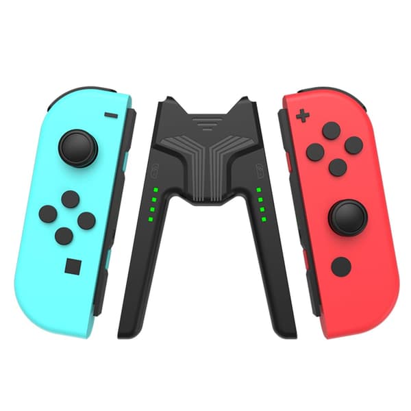 Universal Joycon Laddningsgrepp för Nintendo Switch, PENJOY Switch Controllerhållare för Switch Joy Con och tredjepartskontroller White