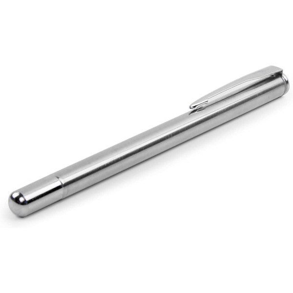 Pocket Pointer Presentation Pointer 2 i 1 Kulspetspenna Pointer för Optometri Rostfritt Stål Utdragbar Teleskopisk Retraktil Pointer för Lärare