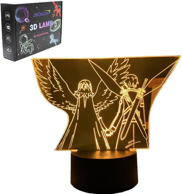 SAO Anime Figur LED Lys Søte Gutter & Jenter Julebursdag