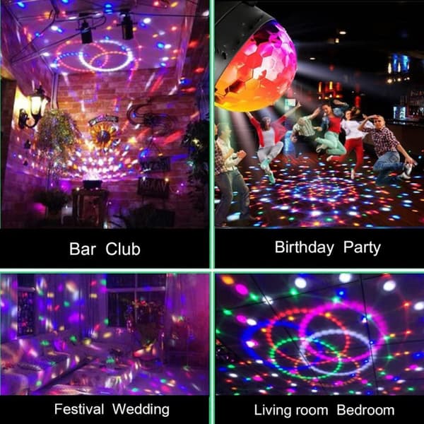 Lydaktiverte partylys med fjernkontroll - Par Light