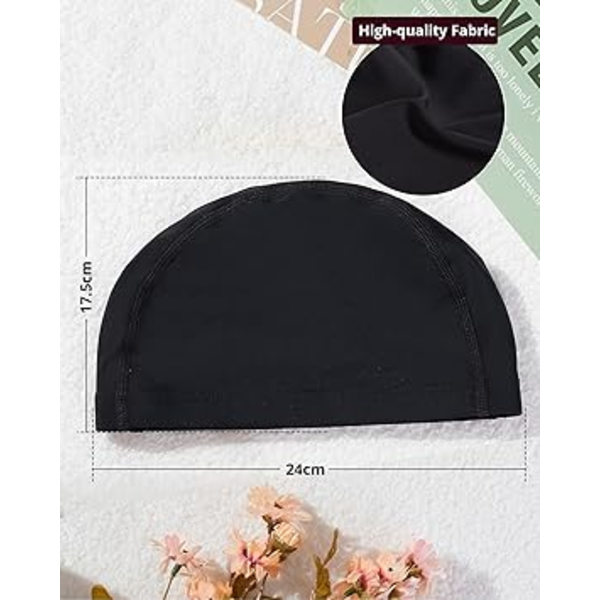 Stofbadehætte – Komfortabel, holdbar og høj elastisk Black