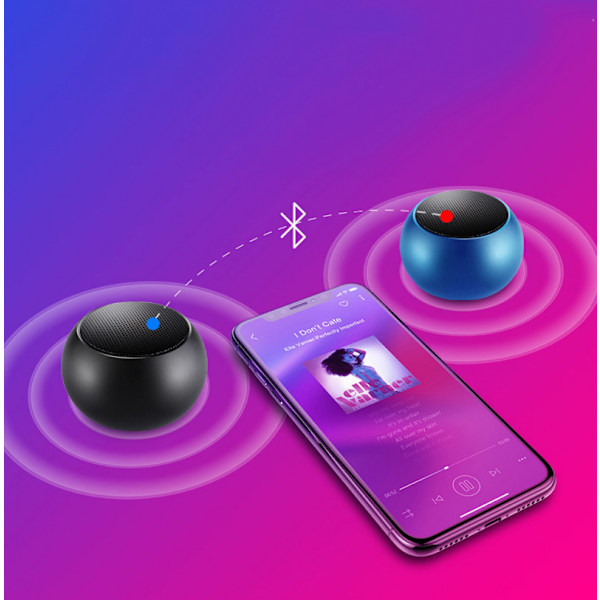 Bluetooth-høyttaler, Liten trådløs Bluetooth-høyttaler, Mini Enh