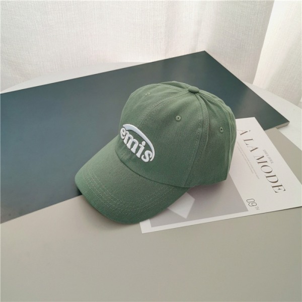 Hatt Brev Broderad Justerbar Baseballkeps Green