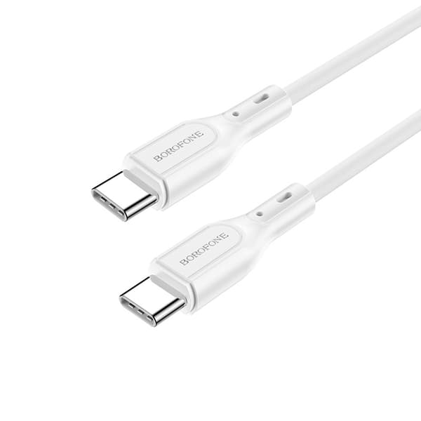 Borofone BX66 Type-C - Type-C silikoninen lataus- ja datakaapeli 3