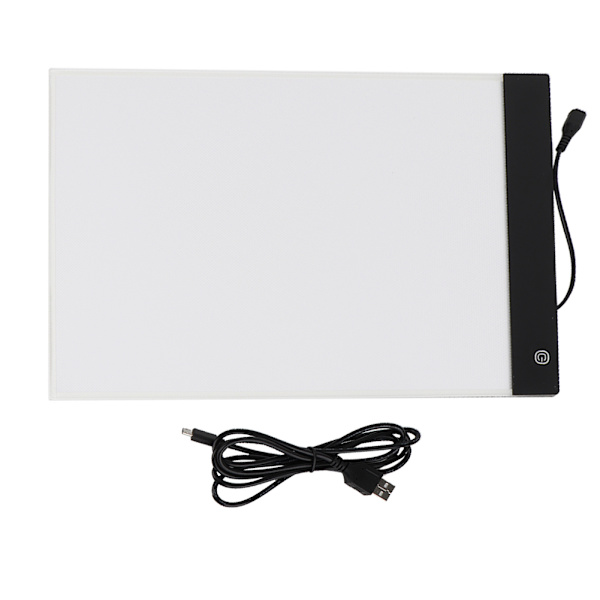 A4 LED Art Board Ljusplatta Spårningsritning Bord för Barn Konstnärer (3-läges dimning)