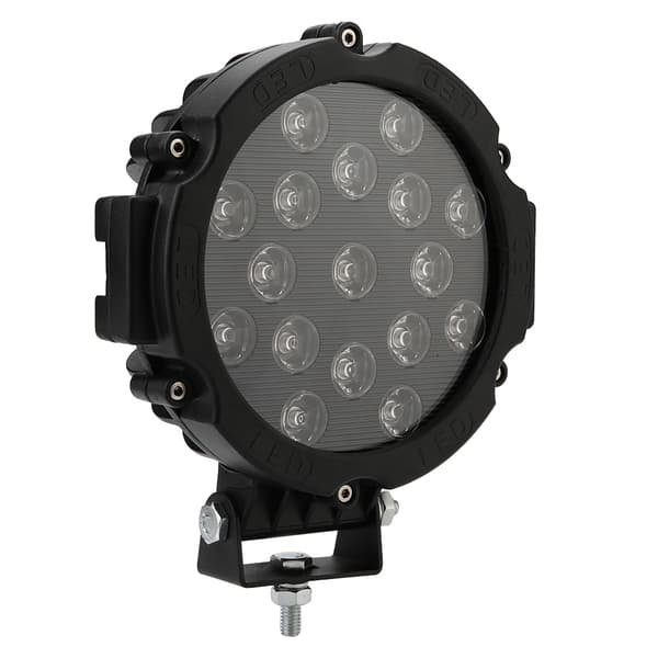 51W LED Universal Rund Arbejdslysbar Kørelys Sort Bil Lastbil Modifikation