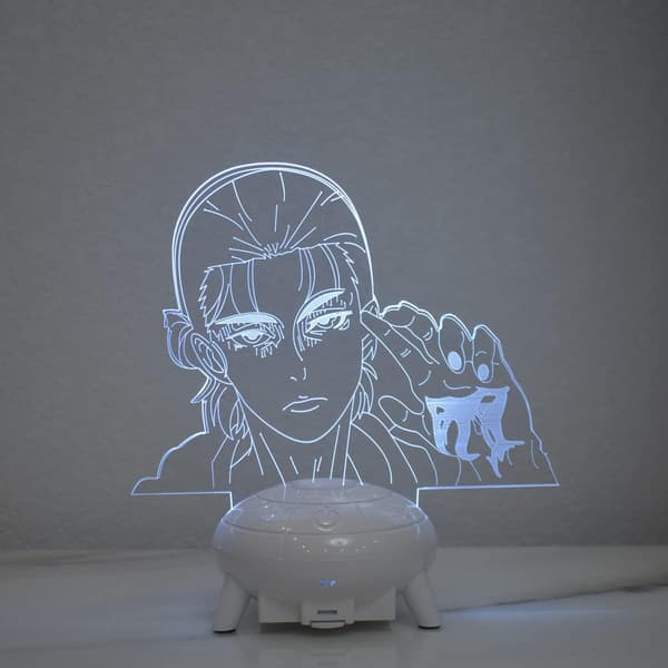 Anime 3D Lampe Nattlys 3D Attack on Yeager Illusjonslampe