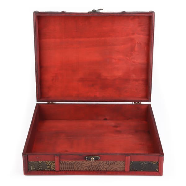 Vintage Style Klassisk Trækasse Smykkeopbevaring Display Box Container (#04)