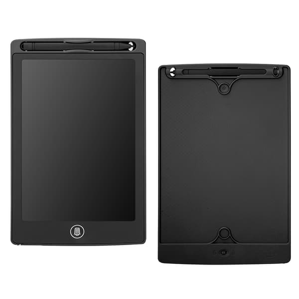 LCD Skrivetablet Børne Graffiti Tavle Børnetegningstavle med Afbryder (10\" Sort)