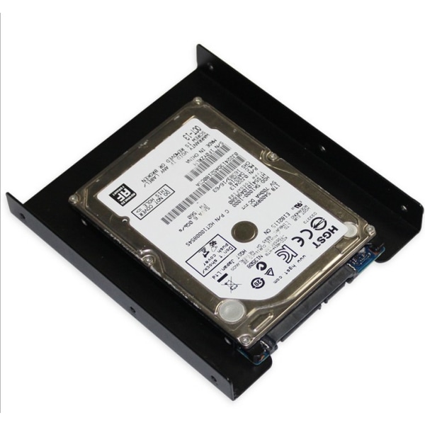 Harddisk jernramme SSD solid state drevbeslag metal 2.5 til 3.5 2.5 tommer til 3.5 tommer desktop beslag, 2pak