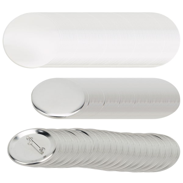 100 set 56mm knappnålsknappdelar Badge Making Supplies DIY-hantverksmaterial