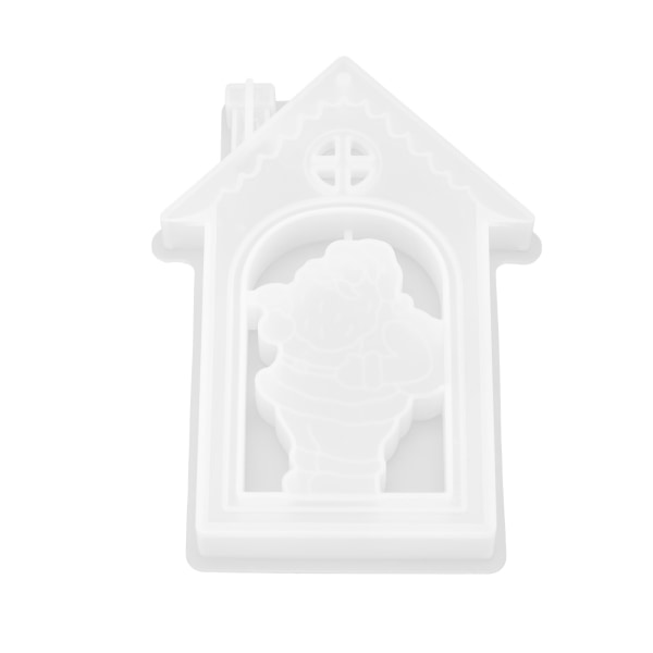 Silikoneform Resin Holdbar Blød Rivbestandig Resin Ornamentforme til DIY Håndværk The Snowman Domino