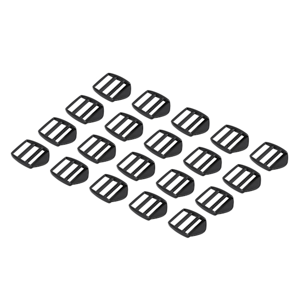 20 st justerbara spännen DIY-produktion bärbar metallbältesspänne för paketväska bälte