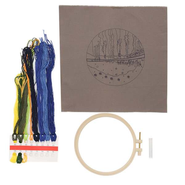 Broderi Starter Kit DIY Smukt Udseende Håndarbejde Tilbehør Til Hjemmeindretning Stjerne I Himlen