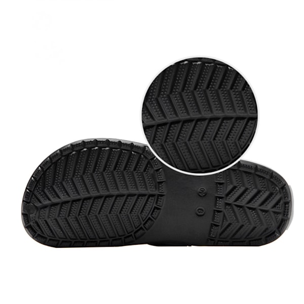 Unisex Klassiska Marmorerade Tie-Dye Clogs-Svart(42-43)