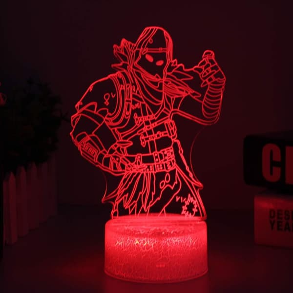 Raven 3D Nattlampe Fjernkontroll Optisk Illusjon LED Nig