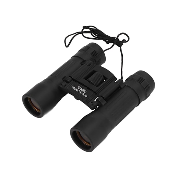 Kikkert 12X30 Optisk Rød Film Mini Kikkert Udendørs Rejse Bærbar Teleskop