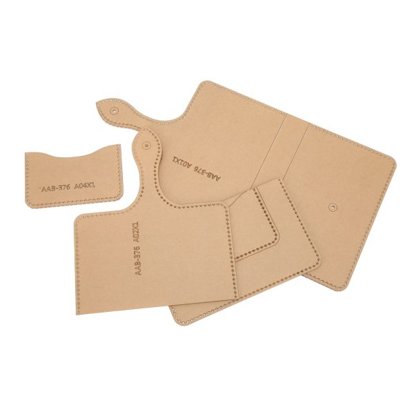 Akryl taske skabelon sæt pas taske mønster fremstilling stencil laser skæring DIY læder håndværksværktøj