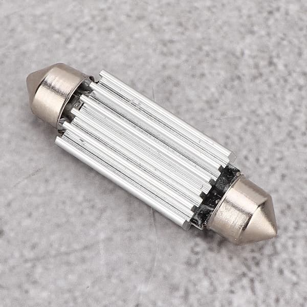 10 stk 41mm 4SMD Hvit Super Lys Bil Interiør LED Lyspære