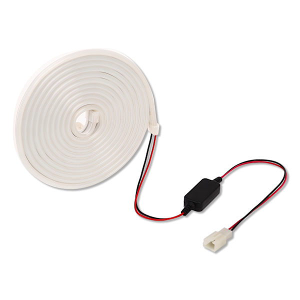 Auton LED-etulokkolaite IP67 Ympäröivä valaistus Vaihto Teslalle Model 3 2018‑2020 DC12‑16V Valkoinen