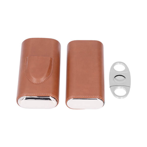 Cigar Etui Gas Tæt Design Simpel Elegant Udseende Bærbar Cigarer Gaveæske Etui til Rejser Officiel Forretning
