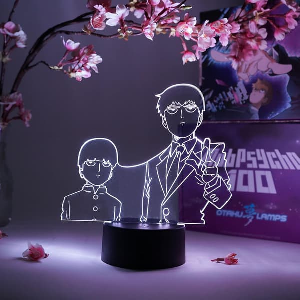 Mob & Reigen Otaku Lampe – Mob Psycho 100 – Anime Lampe Figur
