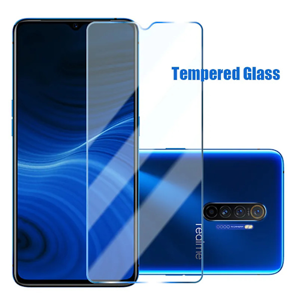 4PCS Härdat glas för Realme 7 Pro skärmskydd glas