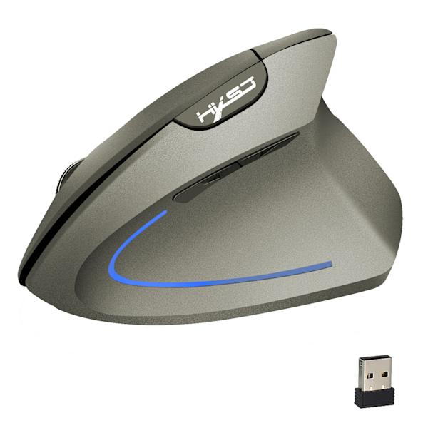 Vertikal trådlös mus 2.4GHz mus ergonomisk design 2400DP