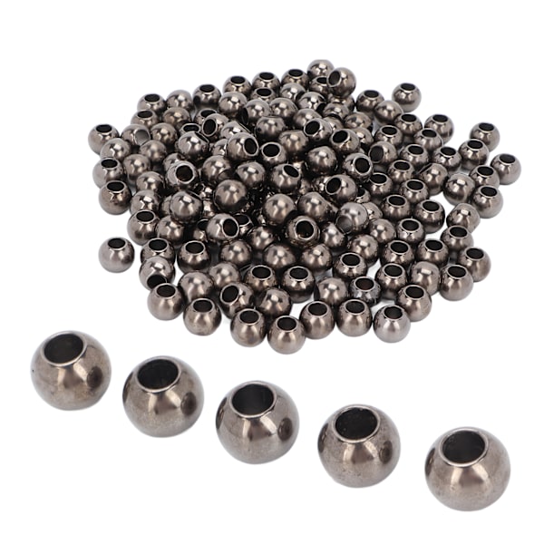 200 st hartsresin pärlor bred applikation blank yta robust hållbar levande färg hantverks pärlor för smycken kläder väska 12 mm pistol färg