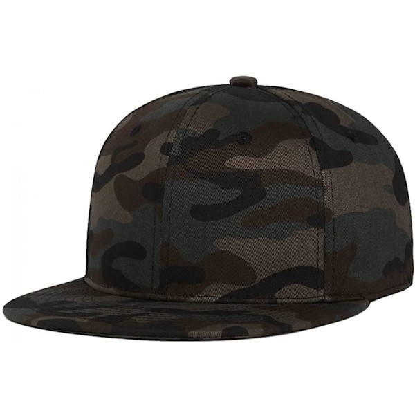 Klassisk Snapback-hatt Hip Hop Flat Bill Visor Cap - Unisex Annons L