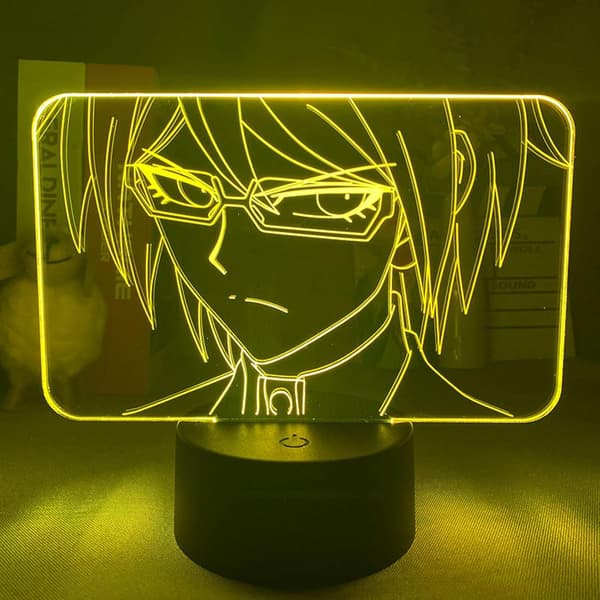 Anime LED Natlampe Togami Byakuya Figur 3D Bordlampe