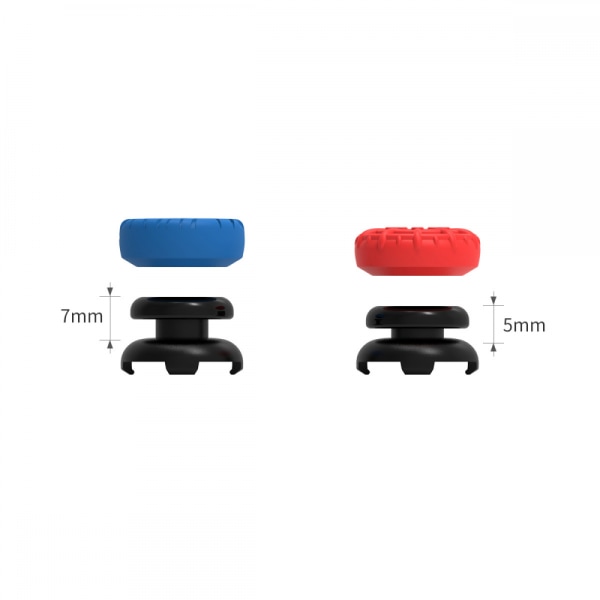 Tommelfingergreb til PS4 & PS5, 4 par/8 stk. udskiftning silikone tommelfingergreb, joystickbeskyttelsesdæksel til PS4 & PS5 controllere