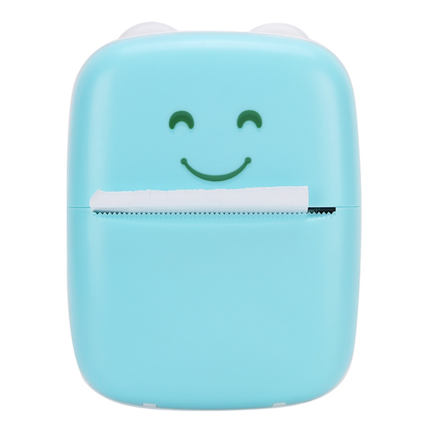 Mini lommeprinter til studerende til Bluetooth mobiltelefon blå forkerte øvelser fotoprint