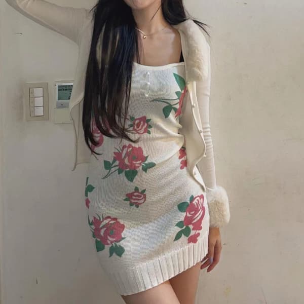 ummer Sexy Stropp Off Shoulder Strikket Rumpe Wrap Kjole