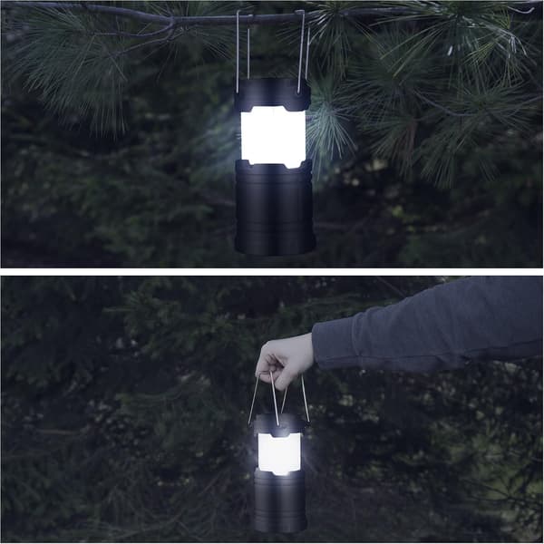 LED-lykta, hopfällbar och bärbar LED-campinglampa för utomhusbruk