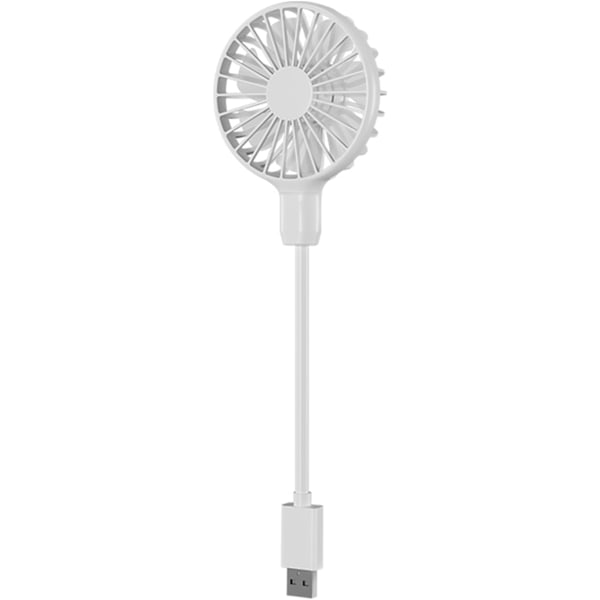 USB-fläkt, Mini Portabel Fläkt för 360° Rotation, Liten Personlig Fläkt för Hemmakontor, Skrivbordsfläkt Kompatibel med Alla USB-utgångar som t.ex. L