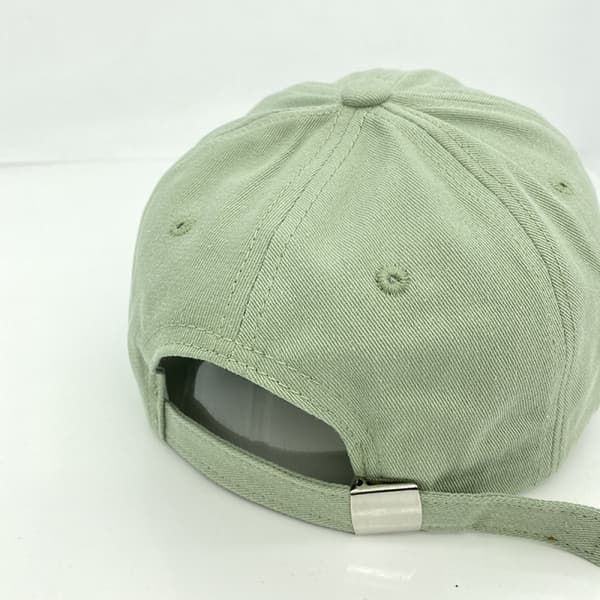 Hat Dame Alfabet Broderi Blød Top Forår Sommer Efterår Green