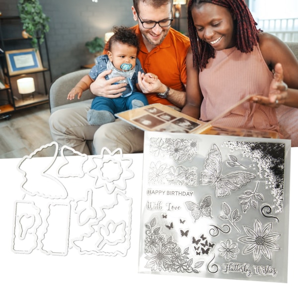 Gjennomsiktige stempler, klart trykk, DIY-produksjon, TPR-kortlaging, dekorative stempler for scrapbooking og håndverk T1991‑TC