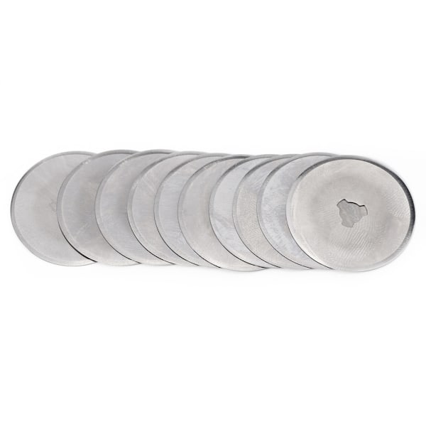 10 stk roterende kutterblad for lapping skinn stoff papir kutting(28mm)
