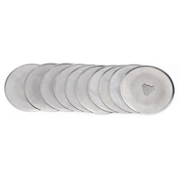 10 stk. roterende skæreblad til patchwork, læder, stof, papirskæring (28 mm)