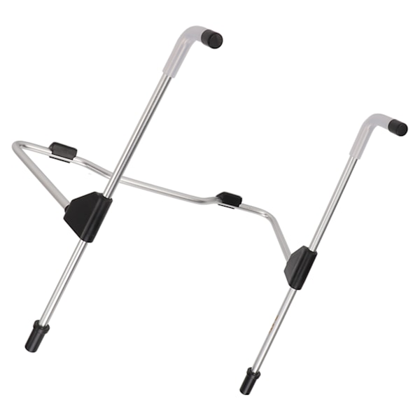 Tablet Stativ Justerbar Foldbar Luftfart Aluminium Tablet Stativ Holder Multifunktion Varmeafledning Tablet Support Sort