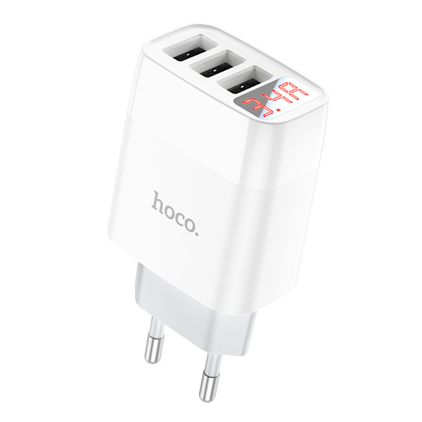 hoco. C93A tre-ports digital display laddare för Apple Andr