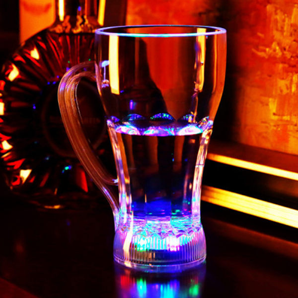 Handtag Coca-Cola Flash Mugg, LED Flash Mugg Ljusstark Mugg, LED Vatteninduktionsmugg