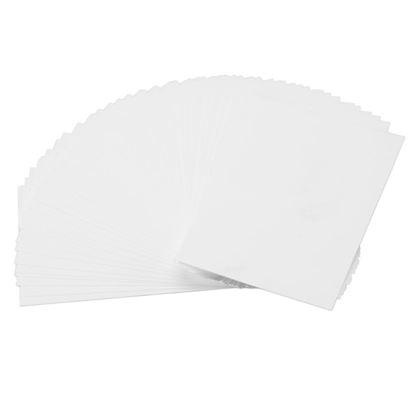 50 st vita kartongpapper 15x10cm Multi Purpose Hand Made Kartong för bröllopsinbjudningar visitkort gratulationskort
